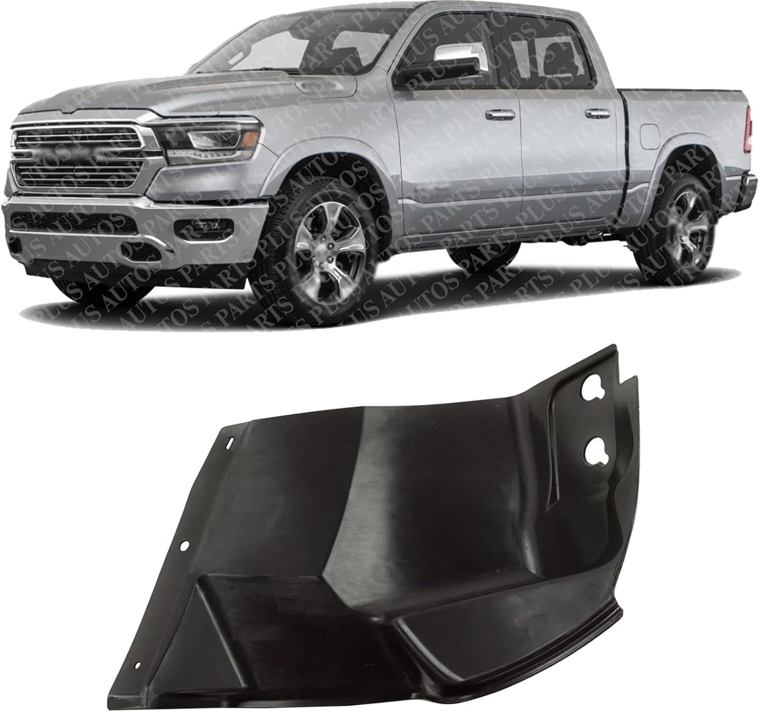 Front Section Fender Liner Right Passenger Side Direct Replacement Compatible With 2019-2024 Ram 1500 CH1249206 68275906AB