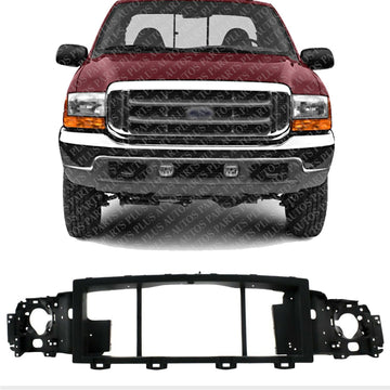 Front Header Panel Direct Replacement Compatible With 1999-2004 Ford F-Series Super Duty FO1221115 F81Z8A284A