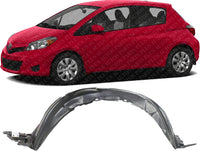 Front Fender Liner Vacuum Form Left Driver Side Direct Replacement Compatible With 2007-2012 Toyota Yaris TO1250120 5387652180