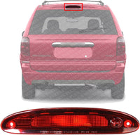 Rear Third Brake Light High Mount Stop Lamp Red Lens Direct Replacement Compatible With 2001-2007 Chrysler Town & Country CH2890102 4857214AA 5113278AA