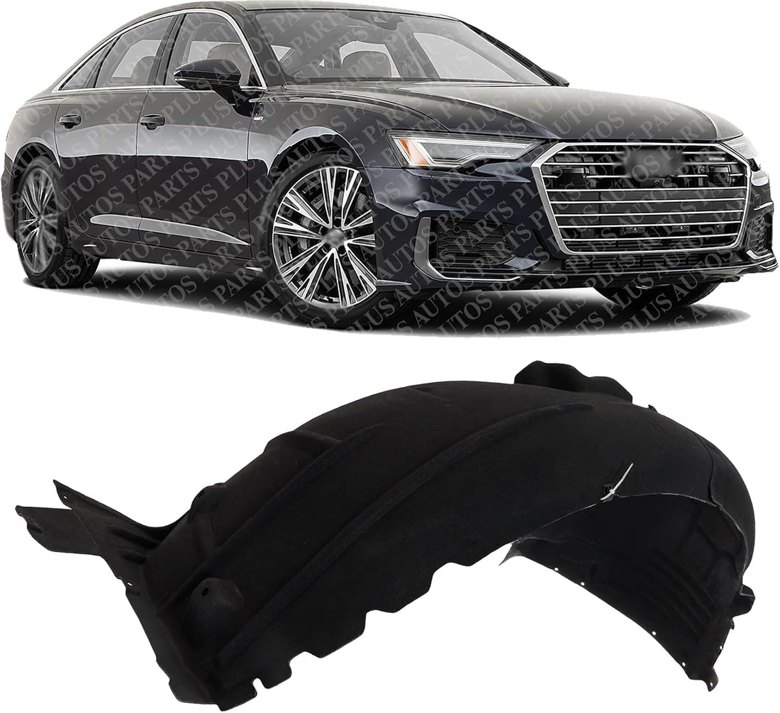 Front Fender Liner Right Passenger Side Direct Replacement Compatible With 2019-2023 Audi A6 Quattro AU1249150 4K0821172Q