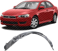 Front Fender Liner Left Driver Side Direct Replacement Compatible With 2008-2015 Mitsubishi Lancer MI1248123 5370A385