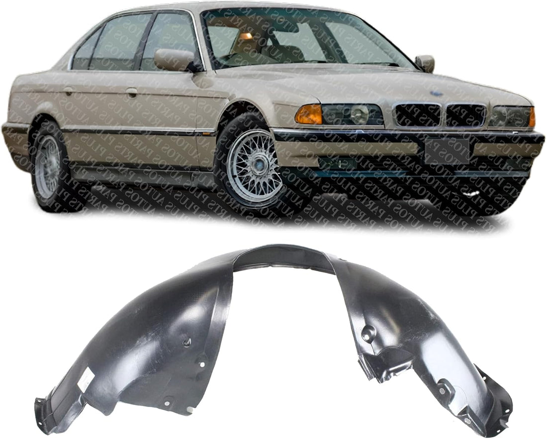Front Fender Liner Right Passenger Side Direct Replacement Compatible With 1995-2001 BMW 7-Series BM1251112 51718150290