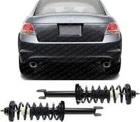 Set Of 2 Rear Shock Absorber And Strut Assembly Left Driver & Right Passenger Side Direct Replacement Compatible With 2008-2012 Honda Accord 52611TA1A03 52611TE1A02