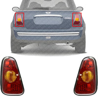 Set Of 2 Tail Light Lens And Housing Right Passenger & Left Driver Side Direct Replacement Compatible With 2002-2004 Mini Cooper MC2819101 MC2818101 63216935783 63216935784