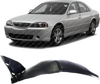 Front Section Fender Liner Left Driver Side Direct Replacement Compatible With 2004-2006 Lincoln LS FO1250125 3W4Z16103AA