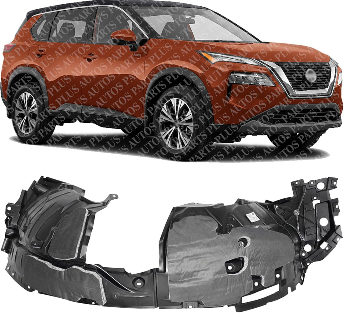 Front Fender Liner Right Passenger Side Direct Replacement Compatible With 2021-2023 Nissan Rogue NI1249183 638406RA0A
