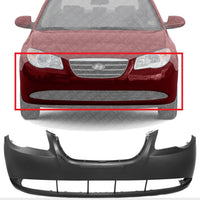 AUTOS PARTS PLUS Front Bumper Cover Primed Direct Replacement Compatible With 2007-2010 Hyundai Elantra HY1000167 865112H000