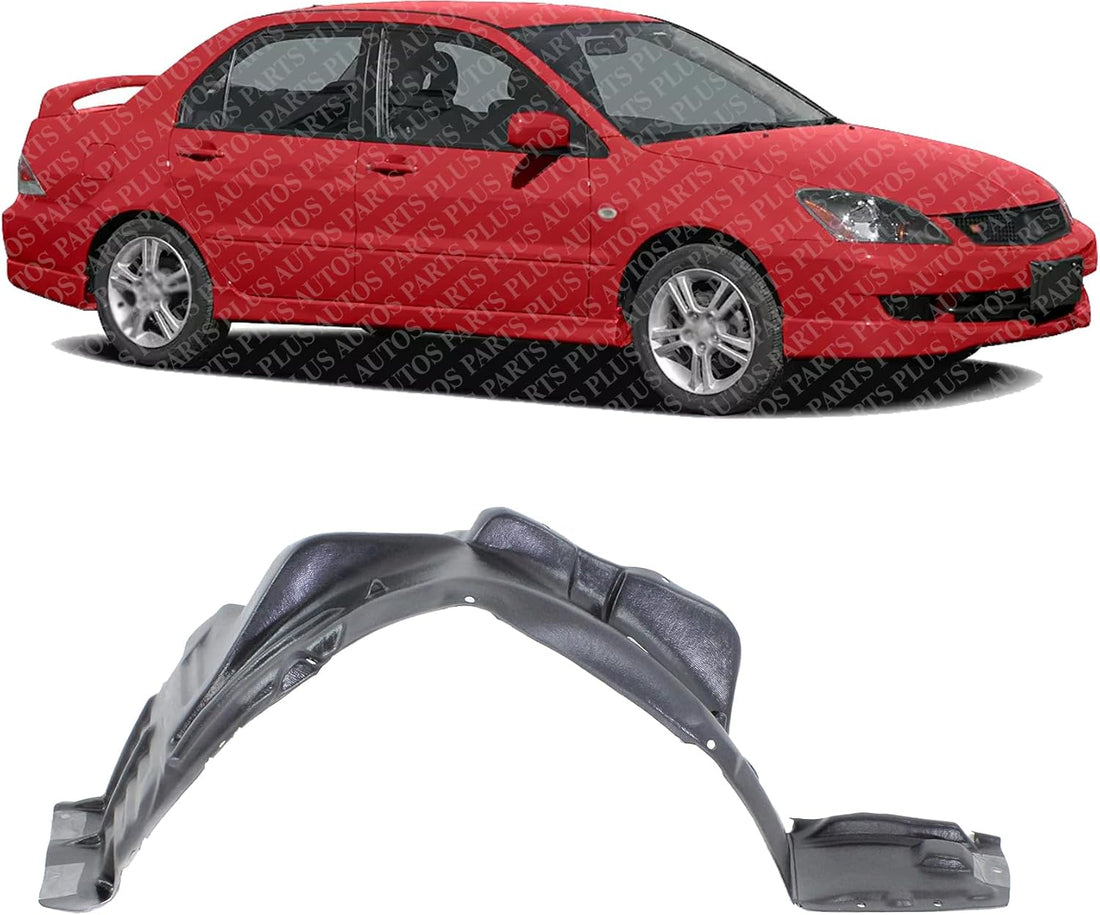 Front Fender Liner Right Passenger Side Direct Replacement Compatible With 2004-2007 Mitsubishi Lancer MI1251105 MN150570