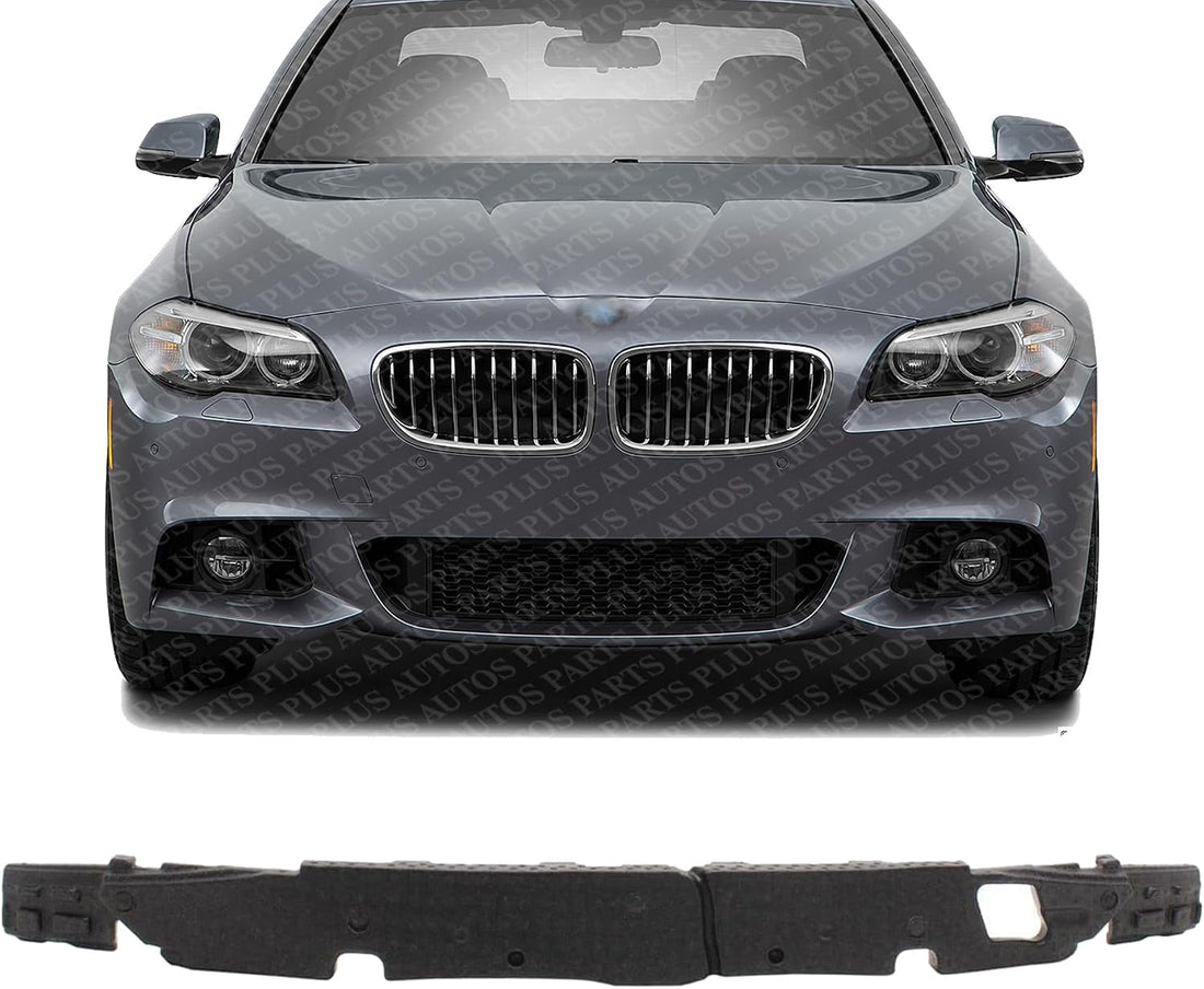 Front Bumper Absorber Impact Direct Replacement Compatible With 2014-2016 BMW 5-Series 51117331775 BM1070107