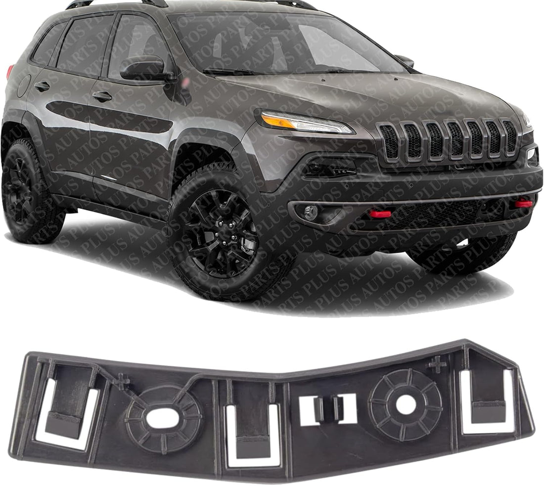 Front Bumper Upper Cover Support Bracket Right Passenger Side Direct Replacement Compatible With 2014-2018 Jeep Cherokee CH1033102 68138674AC 68138374AC