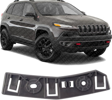 Front Bumper Upper Cover Support Bracket Right Passenger Side Direct Replacement Compatible With 2014-2018 Jeep Cherokee CH1033102 68138674AC 68138374AC
