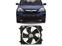 Front Radiator Fan Shroud Assembly Direct Replacement Compatible with 2007-2009 Honda CR-V HO3110116 19015RZAA01-PFM 19015RZAA01 19020PNLG01