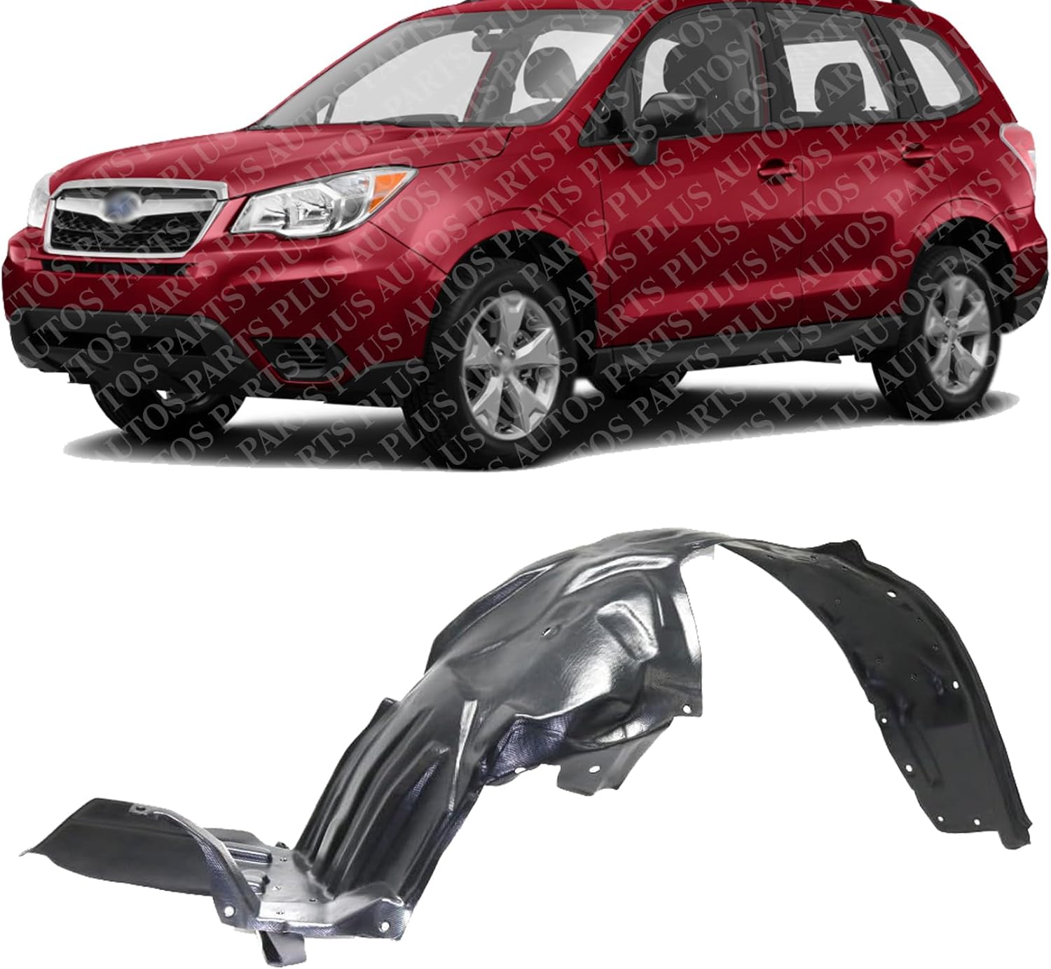 Front Fender Liner Left Driver Side Direct Replacement Compatible With 2014-2018 Subaru Forester SU1248127 59110SG011