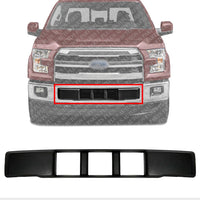 Front Center Bumper Trim Textured Direct Replacement Compatible With 2015-2017 Ford F-150 FO1044110 FL3Z17E810CA