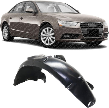 Front Fender Liner Right Passenger Side Direct Replacement Compatible With 2013-2016 Audi A4 AU1249128 8K0821172N
