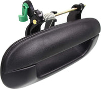 Rear Exterior Door Handle Textured Left Driver Side Direct Replacement Compatible with 2002-2006 Chevrolet Trailblazer / 2002-2009 GMC Envoy GM1521113 15291300
