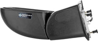 Front Power Mirror Manual Folding Non-Heated Chrome Left Driver Side Direct Replacement Compatible With 1999-2002 Chevrolet Silverado/GMC Sierra GM1320174 15172249