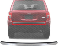 Rear Bumper Step Pad With Chrome Trim Plastic Direct Replacement Compatible With 2011-2017 Jeep Compass/Patriot CH1144101 68091514AA