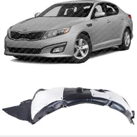Front Fender Liner Left Driver Side Direct Replacement Compatible With 2014-2015 Kia Optima KI1248131 868114C500