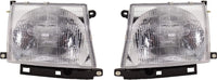 Set Of 2 Front Head Light Assembly Left Driver & Right Passenger Side Direct Replacement Compatible With 1997-2000 Toyota Tacoma TO2503120 TO2502120 8111004090 8115004090