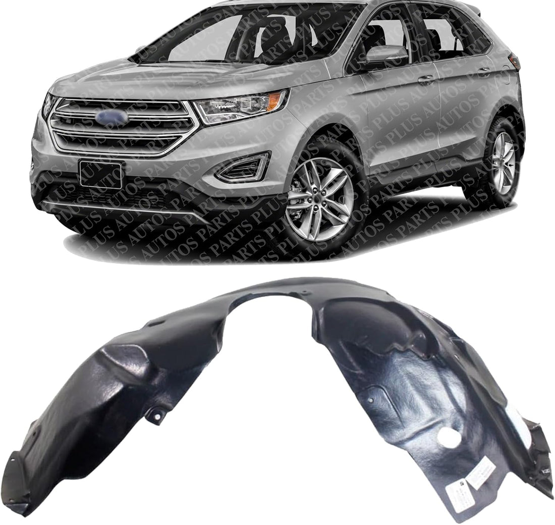 Front Fender Liner Left Driver Side Direct Replacement Compatible With 2015-2018 Ford Edge FO1248177 FT4Z16103E