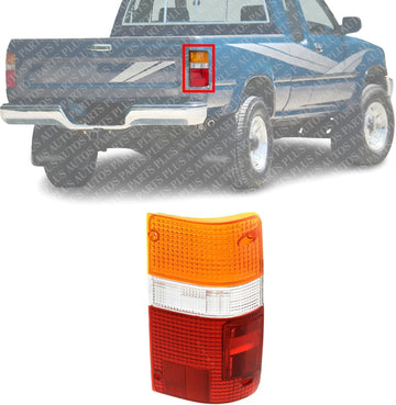 Tail Light Lens Right Passenger Side Direct Replacement Compatible With 1989-1995 Toyota Pickup TO2809101 8155189166