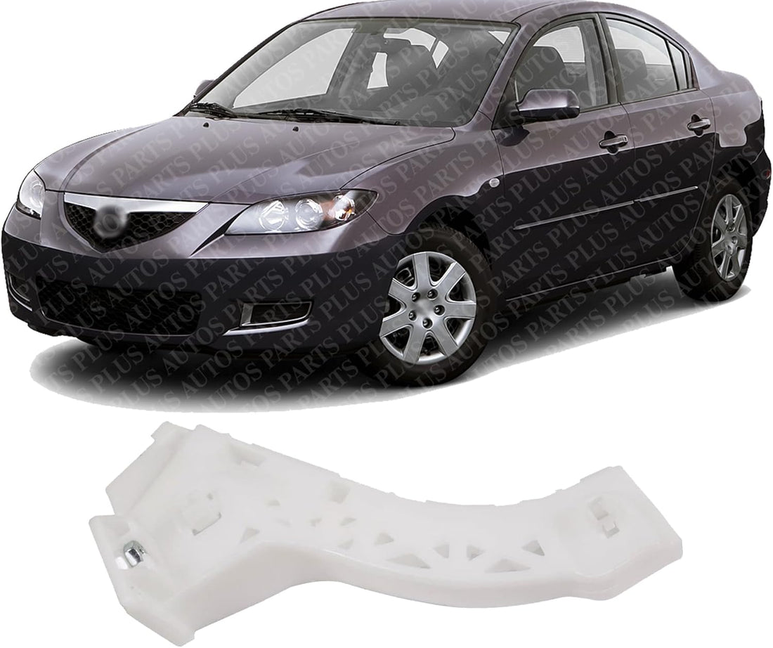 Front Bumper Retainer Bracket Left Driver Side Direct Replacement Compatible With 2004-2008 Mazda 3 MA1032100 BN8V500U1C