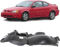 Front Section Fender Liner Left Driver Side Direct Replacement Compatible With 1999-2005 Pontiac Grand Am GM1248147 22618669