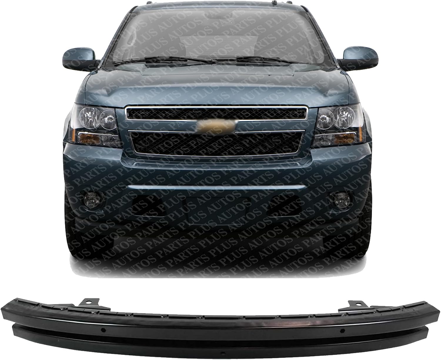 Front Bumper Reinforcement Steel Direct Replacement Compatible With 2007-2008 Chevrolet Suburban/Tahoe/Cadillac Escalade GM1006645 15854109