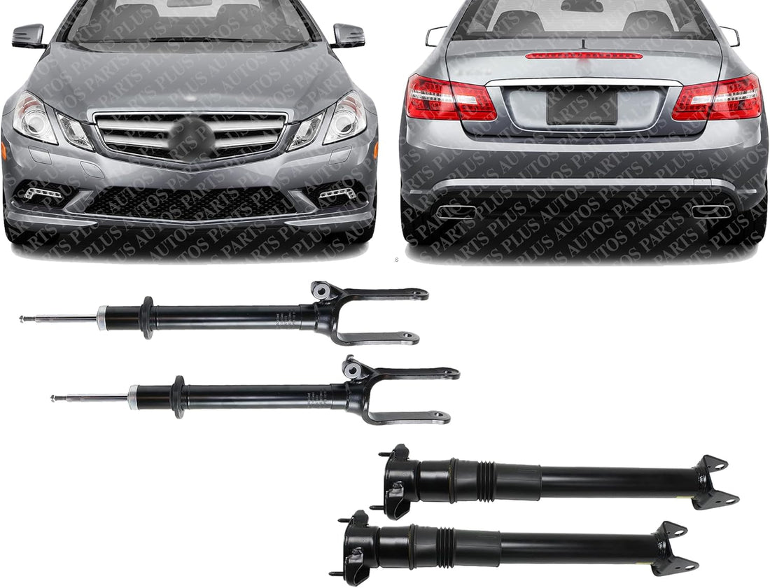 Set of 4 Front & Rear Shock Absorber Without Air Suspension Left Driver And Right Passenger Side Direct Replacement Compatible With 2006-2011 Mercedes Benz 1643200130 1643202431