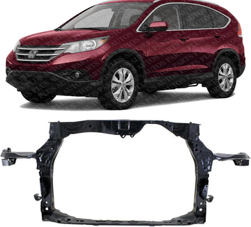 Front Radiator Support Assembly Steel Direct Replacement Compatible With 2012-2014 Honda CR-V HO1225170 60400T0GA00ZZ