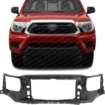 Front Radiator Support Assembly Steel Direct Replacement Compatible With 2005-2015 Toyota Tacoma TO1225252 5320104090