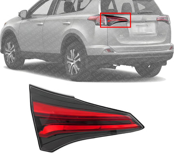 Tail Light Inner Assembly Left Driver Side Direct Replacement Compatible With 2016-2018 Toyota RAV4 TO2802133 815900R031