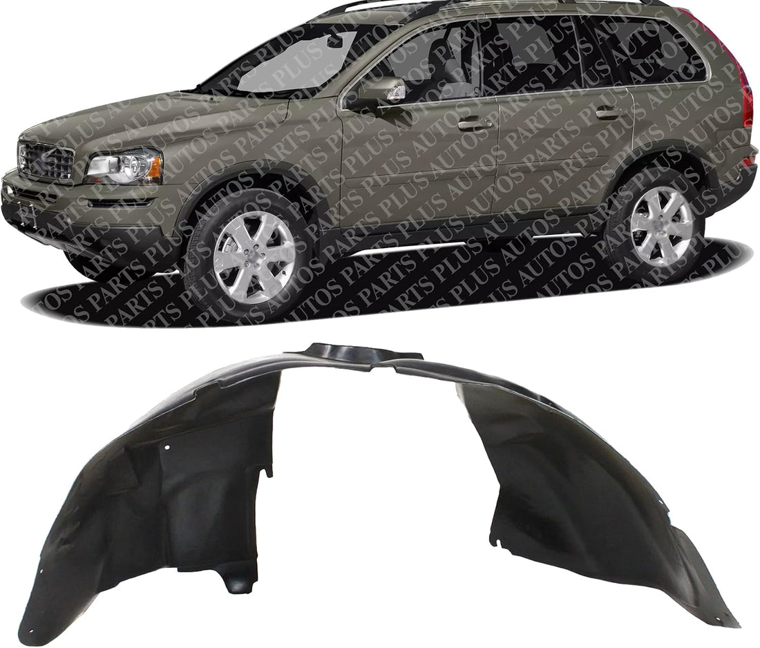 Front Fender Liner Left Driver Side Direct Replacement Compatible With 2003-2014 Volvo XC90 VO1248111 313537086
