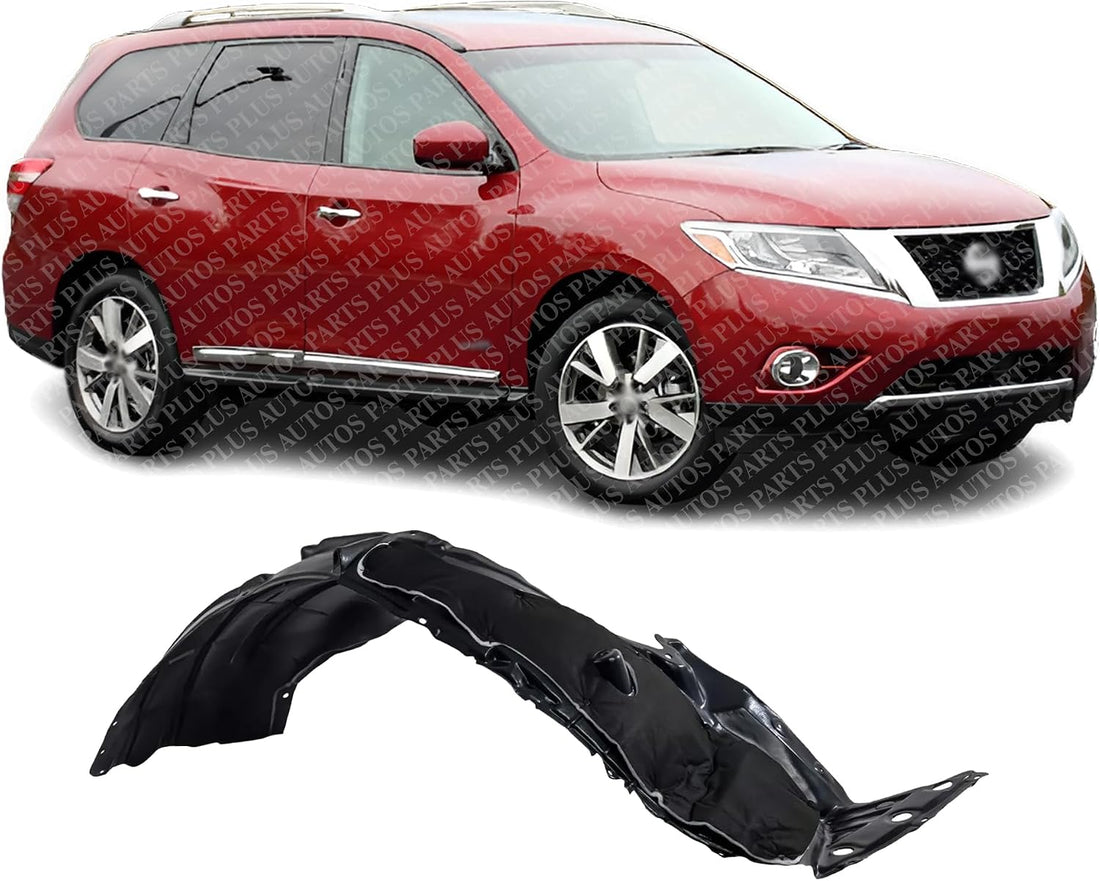 Front Fender Liner Right Passenger Side Direct Replacement Compatible With 2013-2014 Nissan Pathfinder NI1249160 638403JA0A-PFM