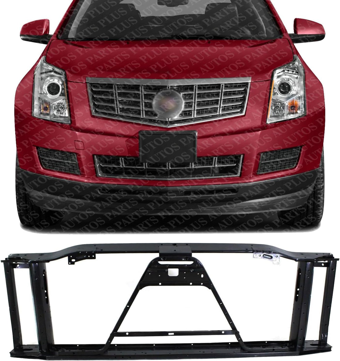 Front Radiator Support Assembly Aluminum Direct Replacement Compatible With 2010-2014 Chevrolet Tahoe/Suburban/GMC Yukon/Cadillac Escalade / 2010-2013 Avalanche GM1225281
