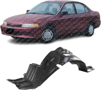 Front Fender Liner Left Driver Side Direct Replacement Compatible with 1997-2002 Mitsubishi Mirage MI1248101 MR241357