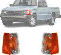 Set Of 2 Front Side-Marker Corner Lamp Assembly Right Passenger & Left Driver Side Direct Replacement Compatible With 1986-1993 Mazda Pickup MA2551101 MA2550101 UB3951090A UB3951100A
