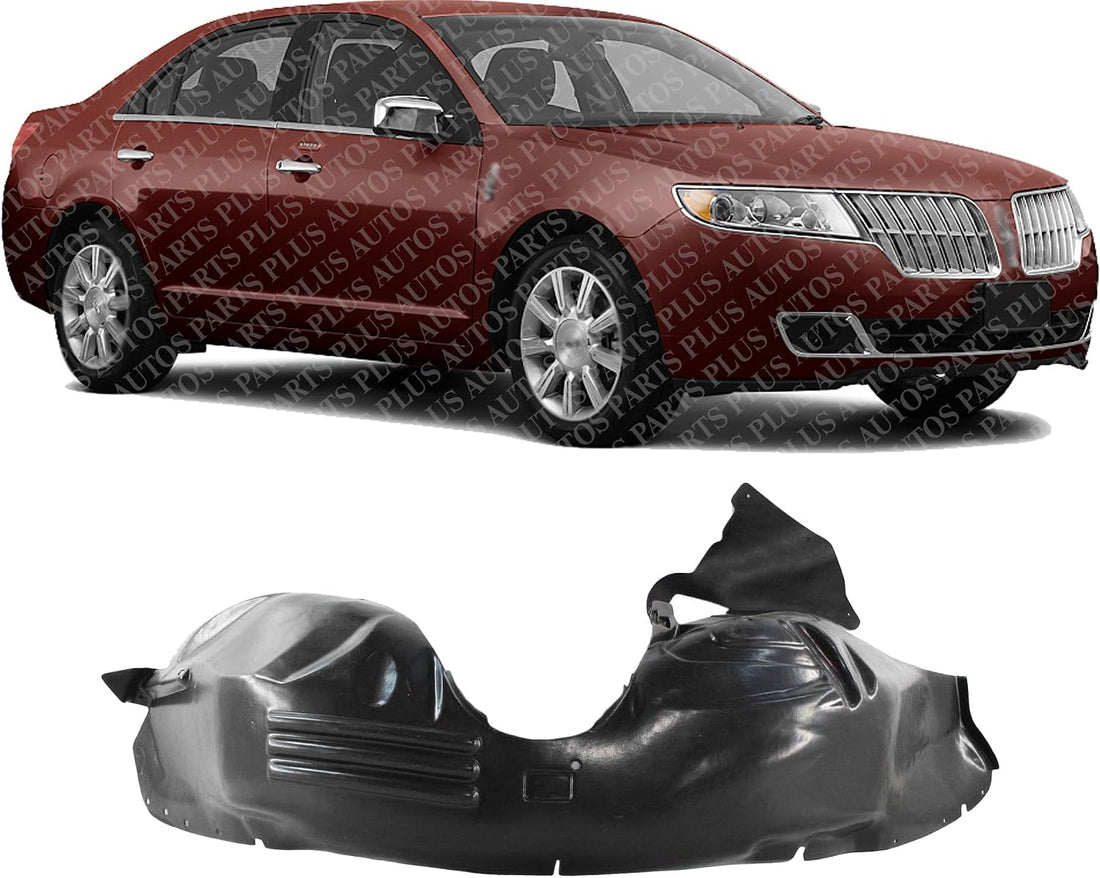 Front Fender Liner Right Passenger Side Direct Replacement Compatible With 2009-2012 Lincoln MKS FO1249140 8A5Z16102A
