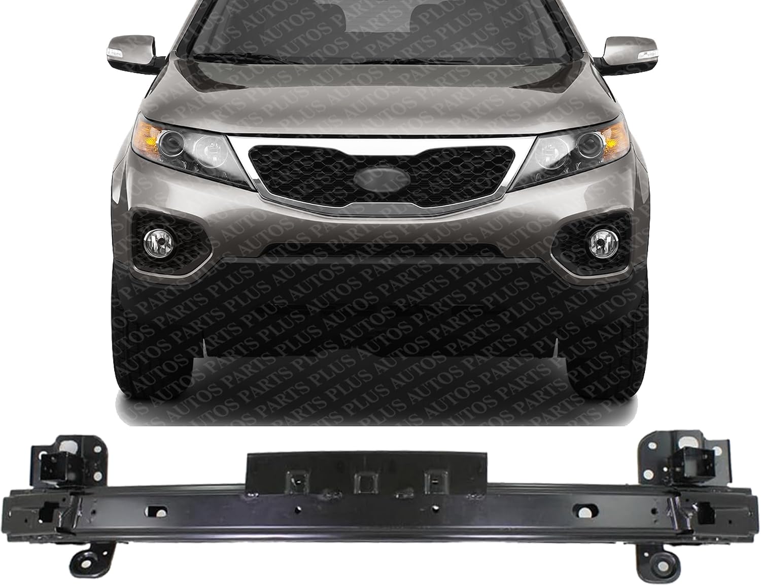 Front Bumper Reinforcement Steel Direct Replacement Compatible With 2011-2013 Kia Sorento KI1006131 865301U000