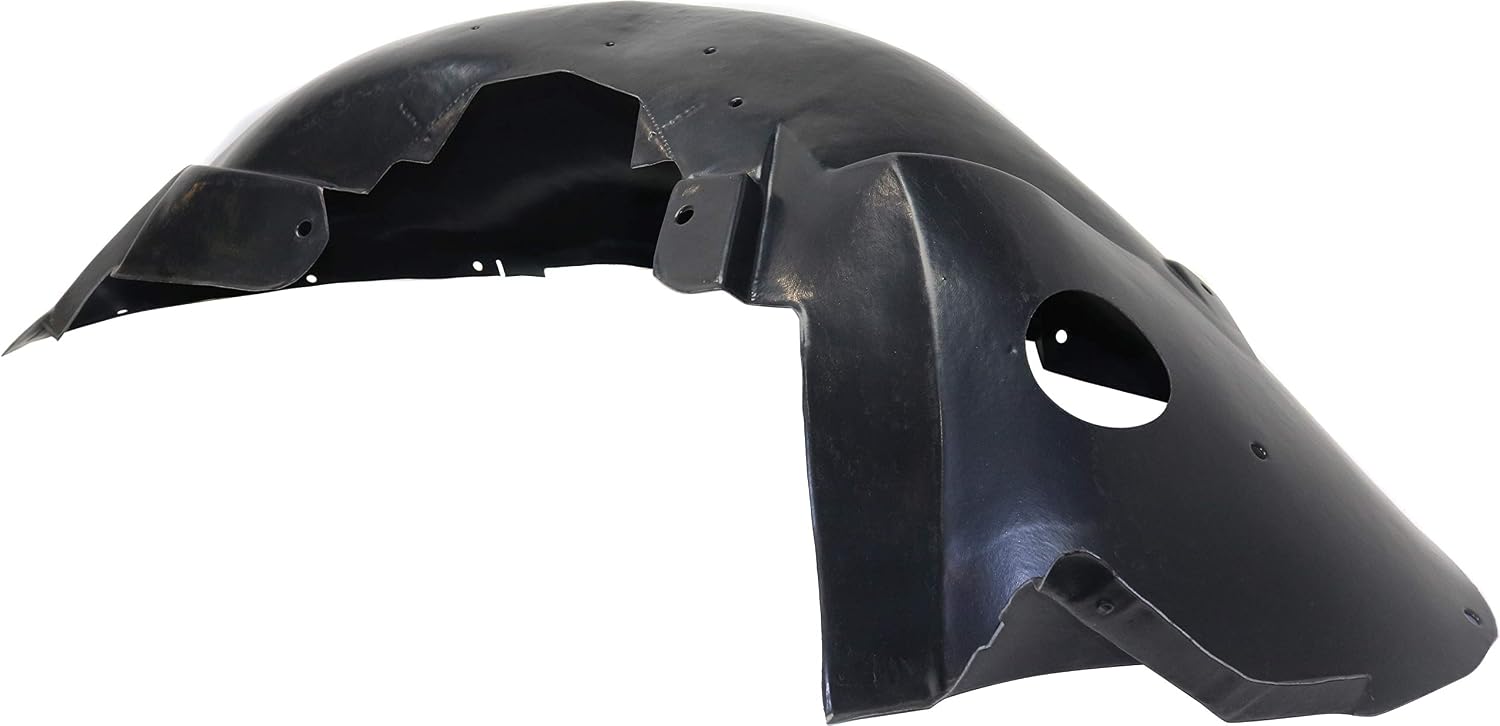 Front Fender Liner Right Passenger Side Direct Replacement Compatible With 2008-2010 Volkswagen Touareg VW1249115 7L6809962M