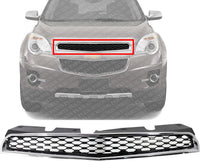 Front Grille Chrome Shell With Primed Insert Direct Replacement Compatible With 2010-2015 Chevrolet Equinox GM1200622 25798744