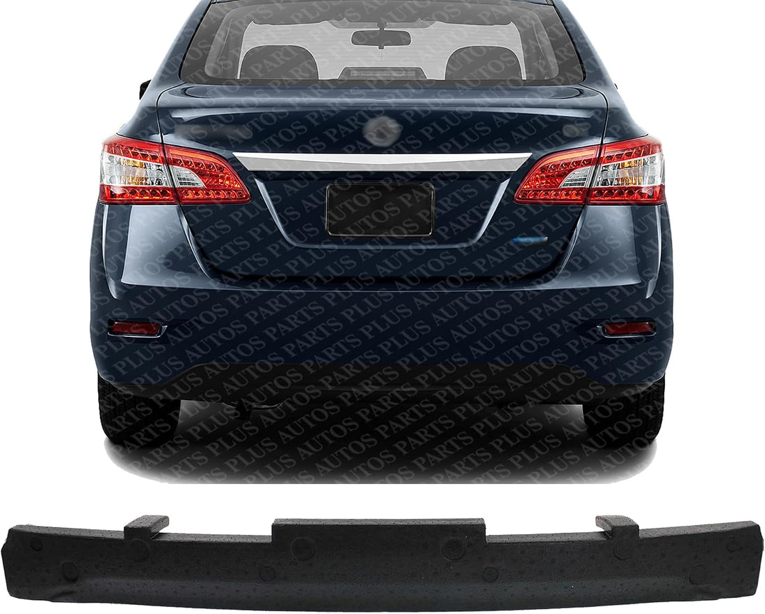 Rear Bumper Energy Absorber Plastic Direct Replacement Compatible With 2013-2015 Nissan Sentra NI1170143 850903SH0A