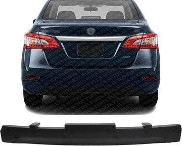 Rear Bumper Energy Absorber Plastic Direct Replacement Compatible With 2013-2015 Nissan Sentra NI1170143 850903SH0A
