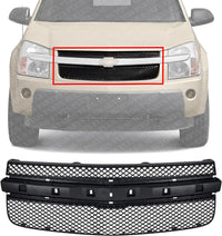 Front Grille Primed Shell And Insert Without Center Bar Plastic Direct Replacement Compatible With 2005-2009 Chevrolet Equinox GM1200527 5481230