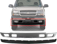 Front Bumper Lower Valance Air Deflector Gray + Extension Textured Direct Replacement Compatible With 2003-2006 Chevrolet Silverado / 2005-2006 Avalanche GM1092173 GM1092200 10367213