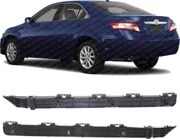 Set Of 2 Rear Bumper Support Bracket Plastic Right Passenger & Left Driver Side Direct Replacement Compatible With 2007-2011 Toyota Camry TO1143100 TO1142100 5215706010 5215806010