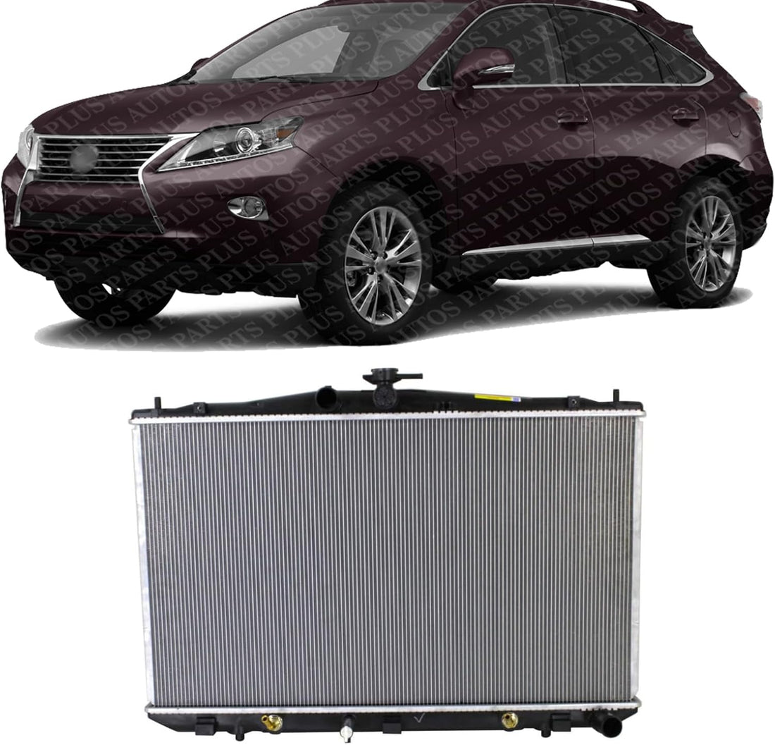 Front Radiator Aluminum Core Direct Replacement Compatible With 2010-2015 Lexus RX350 / 2011-2016 Toyota Sienna LX3010142 TO3010330 1604131610 160410P260