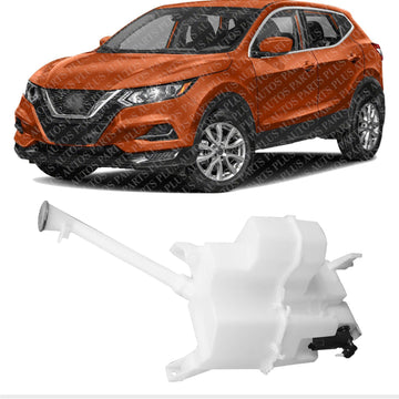 Washer Reservoir Tank With Pump & Cap Direct Replacement Compatible With 2017-2020 Nissan Rogue NI1288184 289106FL0A-PFM 289106FP0A-PFM